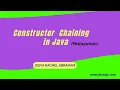 Constructor Chaining Malayalam