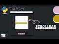 How to Use a Scrollbar Python