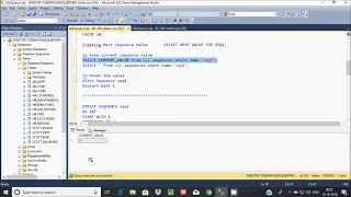 Sequence in SQL Server