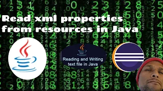 How to read a properties xml file from resources in java
