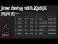 Java Swing and MySQL Select Insert Delete Update and Desing using FlatLaf - Part