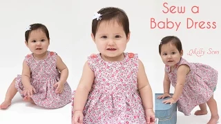 How to Sew a Baby Dress - Free Pattern