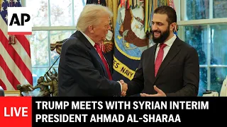 LIVE Outside White House As Trump Meets With Syria S Ahmad Al Sharaa 