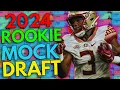WAY TOO EARLY 2024 DYNASTY 1QB ROOKIE MOCK DRAFT - Dynasty Fantasy Football