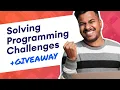 Solving Python Beginner Challenges Giveaway
