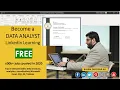 Become a Data Analyst by learning skills from LinkedIn Learning in FREE Excel SQL BI Tableau