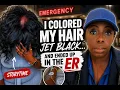 I Colored My Hair Jet Black and Ended Up in the ER Storytime