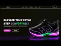 Shoes Website Using HTML CSS Step by Step Tutorial Fast Code