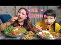 Manipuri Dishes#Utti thongba,Shingnu,bora yam haothare