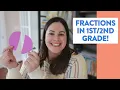 How To Teach Fractions in 1st and 2nd Grade HANDS ON Fraction Activities in the Classroom