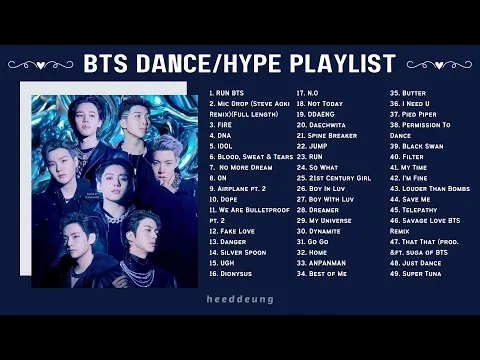 Download MP3 B T S ~ Dance/Hype Playlist 2022