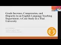 Daniel Richardson - Grade Increase Compression and Disparity