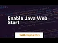 enable java web start