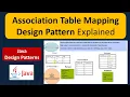 Association Table Mapping Design Pattern Explained