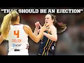 Caitlin Clark gets shoved to the ground and her coach is mad no one was ejected for it a breakdown