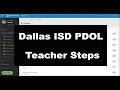 Dallas ISD PDOLs with ALL In Learning - Teacher Steps