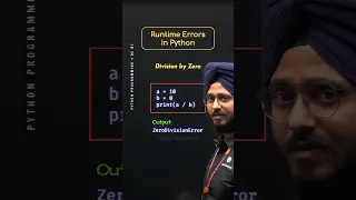 Runtime Errors in Python Programming
