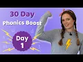 Day 1 30 Day Phonics Boost Learn to Read with Sounds Blending CVC Words British Teacher