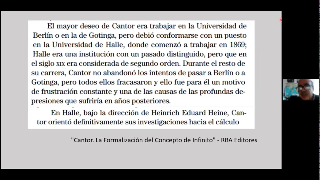 La Teoría de Conjuntos de Georg Cantor