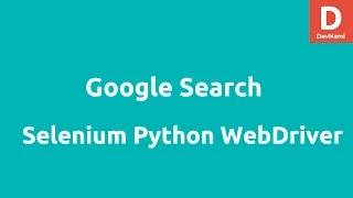 Google Search Using Python Script