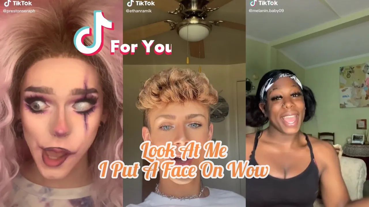 Look At Me I Put A Face On Wow (TikTok Compilation)