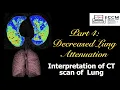 Interpretation of CT LUNG Part 4 Decreased Attenuation