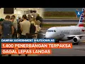 Kacau di Langit Amerika, 1.400 Lebih Penerbangan Dibatalkan akibat Pemotongan Lalu Lintas Udara