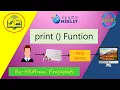Output Statement Using print Function Hindi By - Prajapati