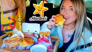 Trying Hardee s Breakfast For The FIRST Time Mukbang