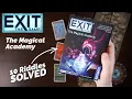 Exit The Game The Magical Academy Playthrough Escape Room Solution