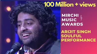 arijit singh with his soulful performance 6th royal stag mirchi music awards radio mirchi