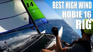 Hobie 16 with 14 sail – The best strong wind rig tested