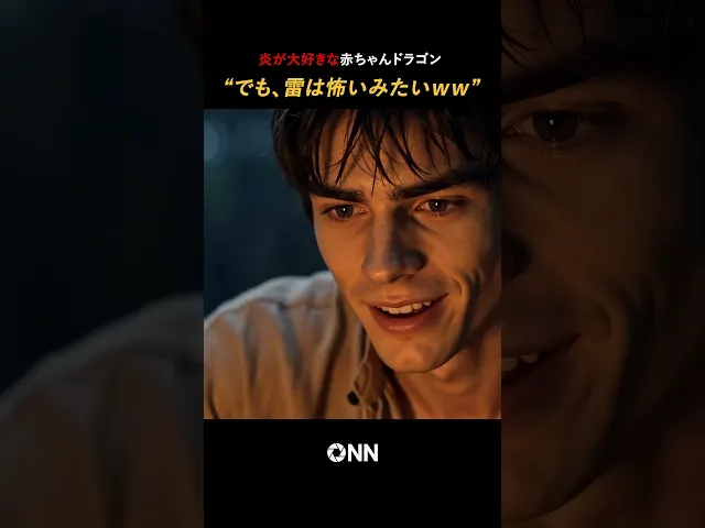 火遊びが大好きすぎるベビー龍、でも雷は怖いの!