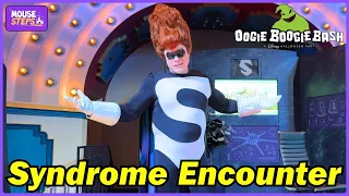 Syndrome From "The Incredibles" at Oogie Boogie Bash 2026 - Disneyland Halloween Time