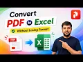 How to Convert PDF to Excel Without Losing Formatting