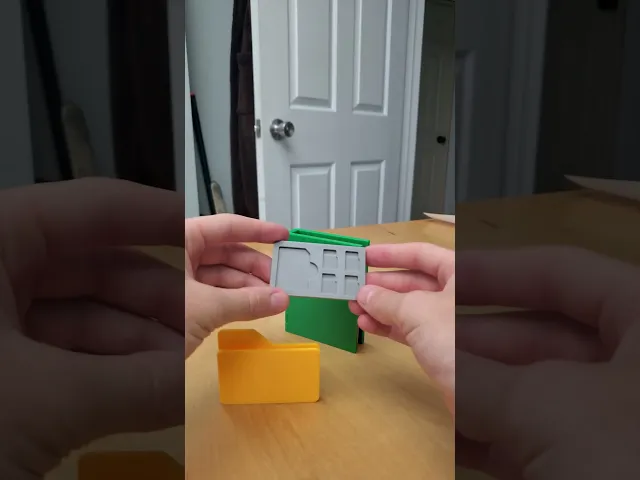 File Folder MicroSD Card Holder video thumbnail
