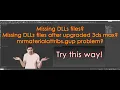 3ds Max Missing Dlls Problem Solved English