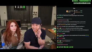 Amouranth creates a fake impression that she did not marry into a rich family