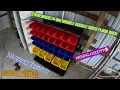 Harbor Freight STOREHOUSE 74-Bin Mobile Double-Sided Floor Rack