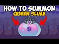 Terraria How To Summon Queen Slime and Get Gelatin Crystal