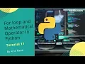 Tutorial Introduction To Mathematical Operators in Python and Their Use Best Python Tutorial