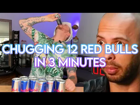 I Beat Tristan Tate's Red Bull Chugging World Record!