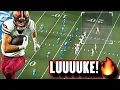 Luke McCaffrey Week 5 All-22 Commanders vs Chargers