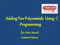 Adding Two Polynomials Using C-Programming