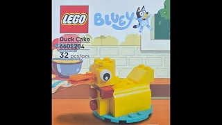 LEGO 6601204 Instructions | Bluey | Bluey Duck Cake | Promotional | Made in stud.io