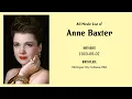 Anne Baxter Movies list Anne Baxter Filmography of Anne Baxter