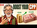 7 Simple Ways to Increase Your CPP Pension Payout