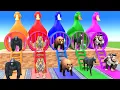Download Lagu Long Slide Game With Cow Elephant Gorilla Hippopotamus Tiger 3d Animal Game Funny 3d Animals