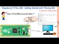 How to Setup Raspberry Pi Pico 2W with Thonny IDE MicroPython