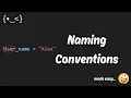 The Naming Rule Nobody Explains to Beginners